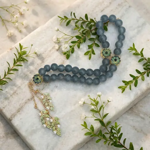 [MT73] 8mm Beads Elegant Tasbih For Muslim Prayer