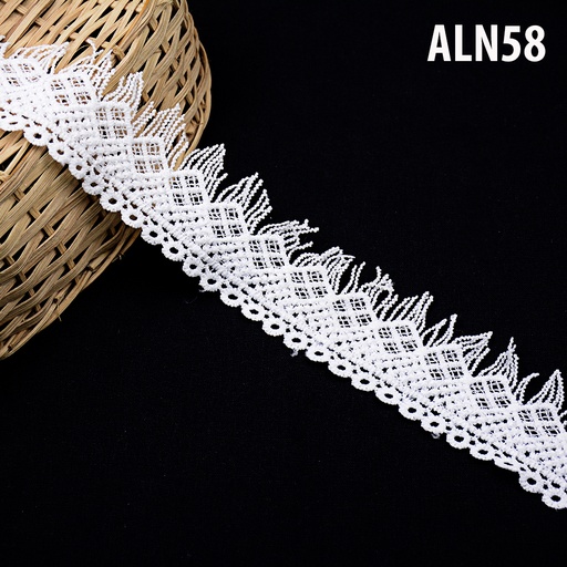 One Side Border Shuttle Lace