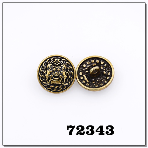 Puppies Shape Metal Suiting Button