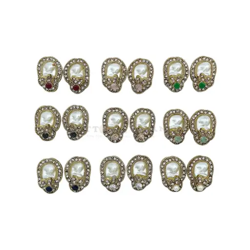 Fancy Kundan Button