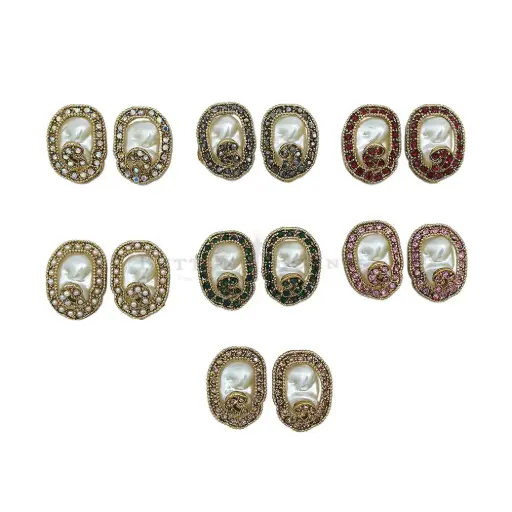 Fancy Kundan Button