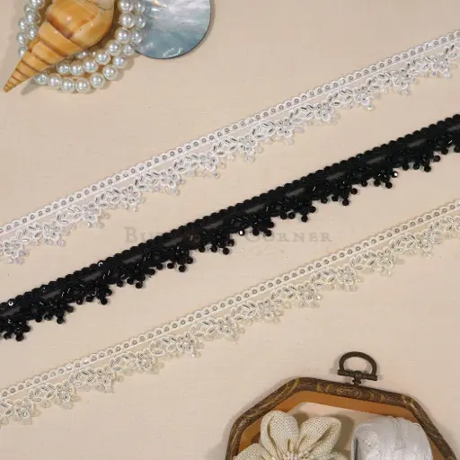 Embroidery Thread, Glass Beads, Pearl, Sequence Lace