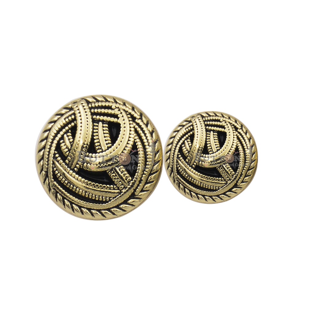 Node Shape Metal Suiting Button