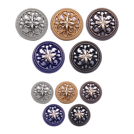 Centre Star Metal Suiting Button