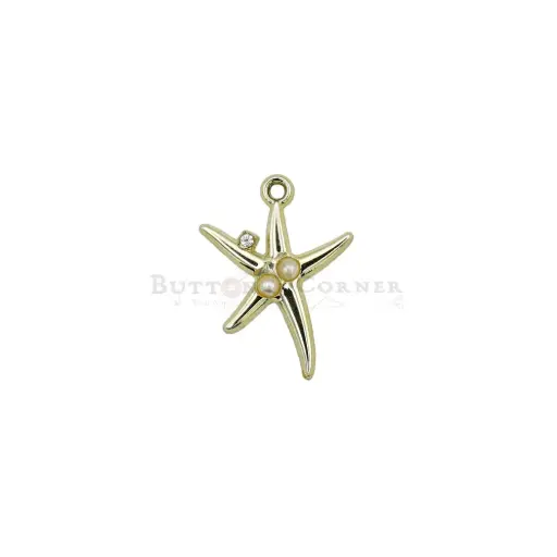[FA762 LIGHT GOLD] Versatile Starfish Pendant