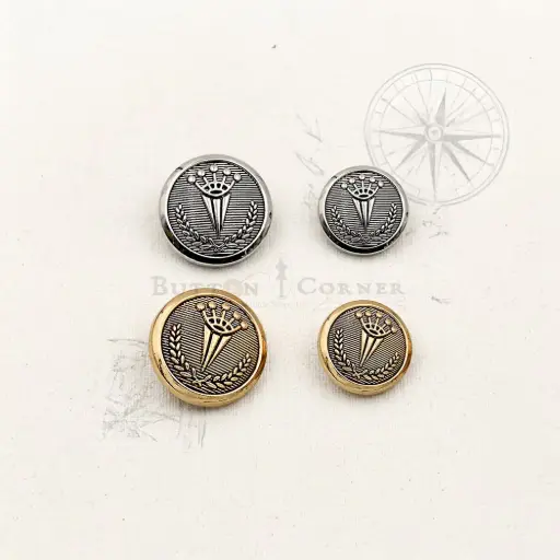 Aero Shape Round Suiting Button