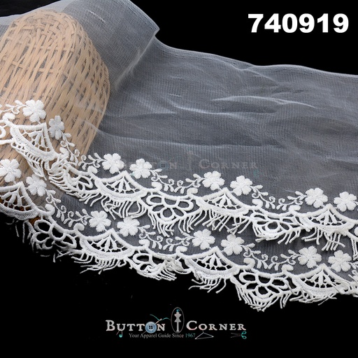 One Side Border Net Lace