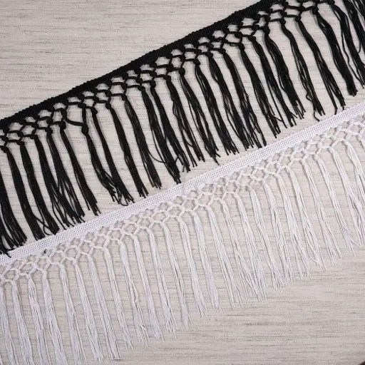 6.5" Inch Modern Style Tassel Fringe Lace