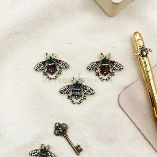 Vintage-Style Bumble Bee Pendant