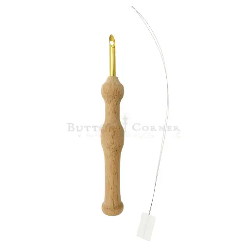 [WFPN01 6mm] 6mm Fixed Punch Needle in Wooden Grip