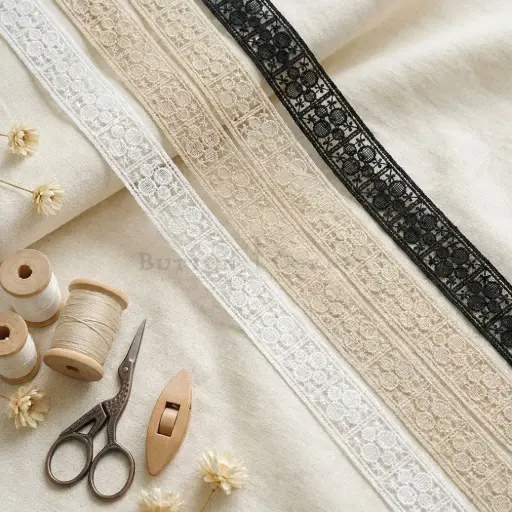 Double Side Border Shuttle Lace