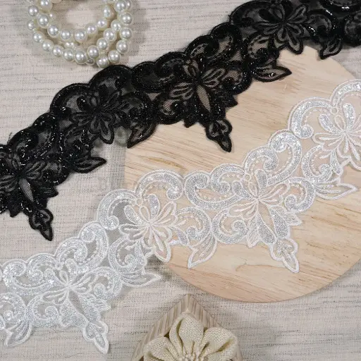 Blossom Design Sequence Net Lace