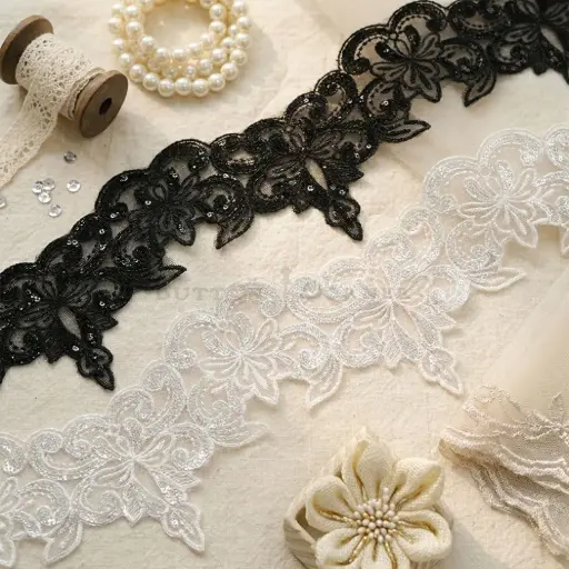 Blossom Design Sequence Net Lace