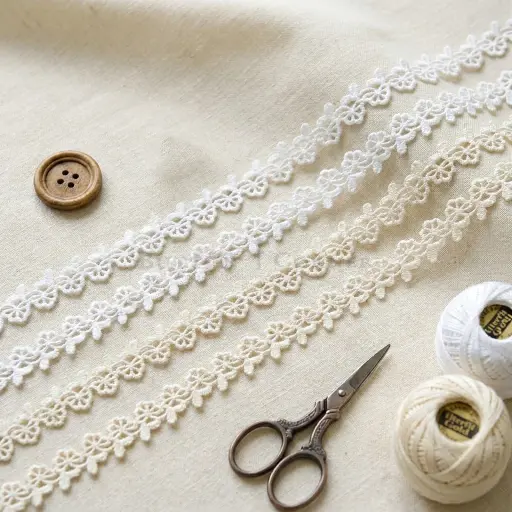 Floral Design Shuttle Lace