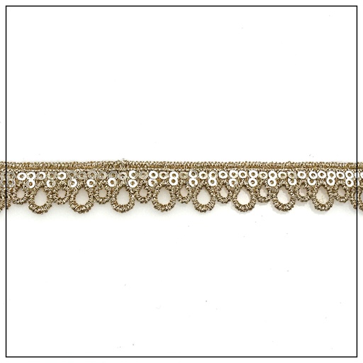 Metalic with Sequence Shuttle Lace