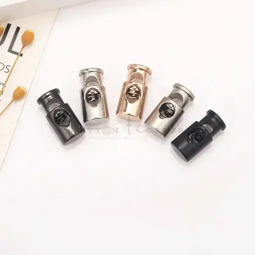 Adjustable Single-Hole Spring-Loaded Drawstring Cord Lock 