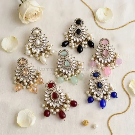 Fancy Kundan Button