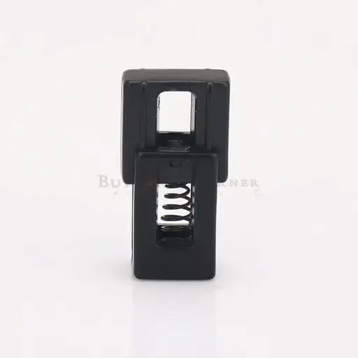 [T5071 MATT BLACK] Sleek Square Toggle Lock For Drawstrings