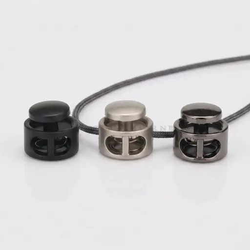 Dual-Hole Round Shape Cord Stopper