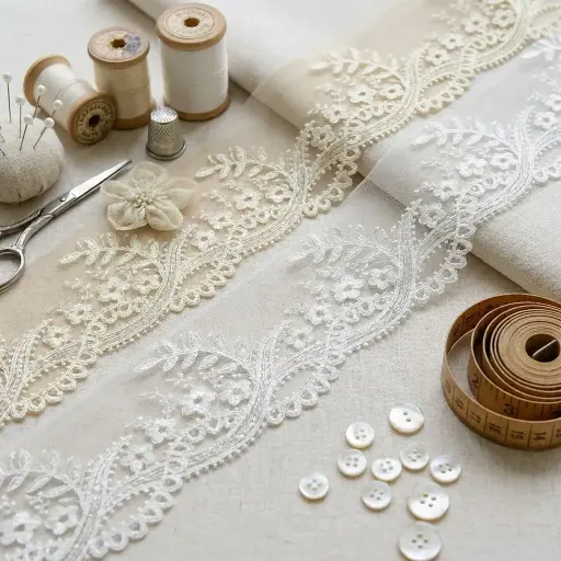 Blossom Design Sequence Net Lace
