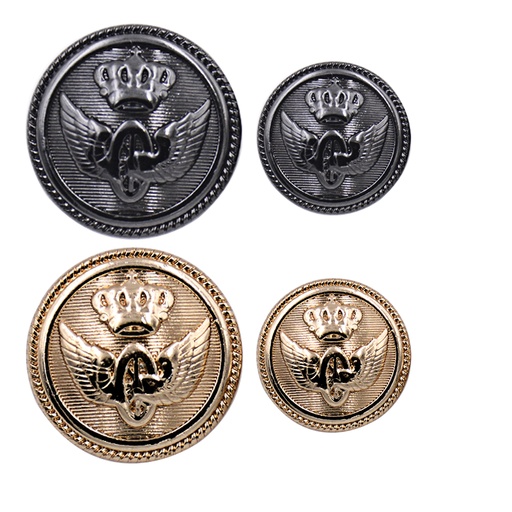 Owl Metal Suiting Button