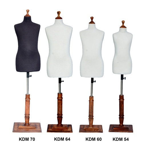 Kids Display Mannequins With Wooden Flat Stand
