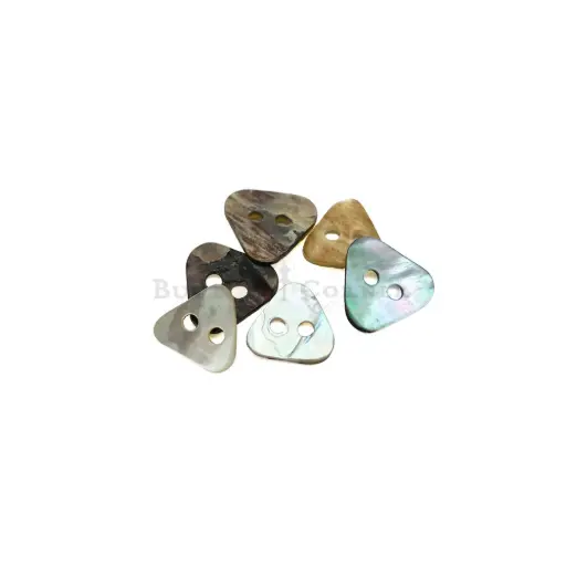 Agoya China Triangle Shape 2 Hole Shell Button