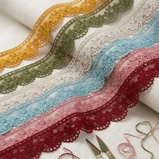 Shuttle Net Lace In Colour