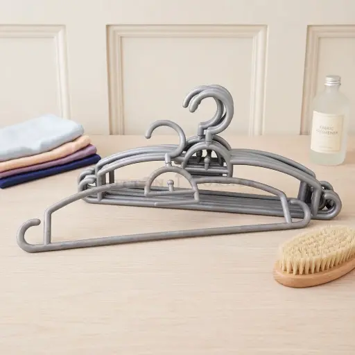 [AM-125 GREY] Rotatable Hanger With Trouser Bar And Accessory Hook