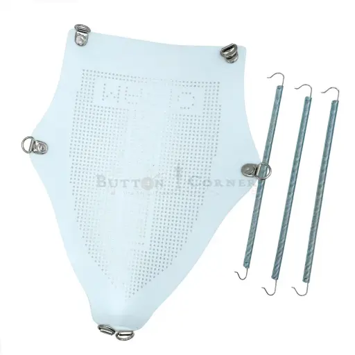 [SSITS WHITE] Teflon Heat Resistant Silver Star Iron Shoe 