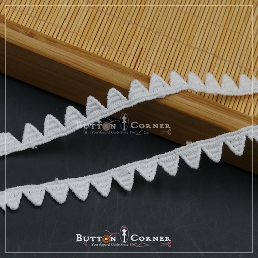 One Side Border Shuttle Lace