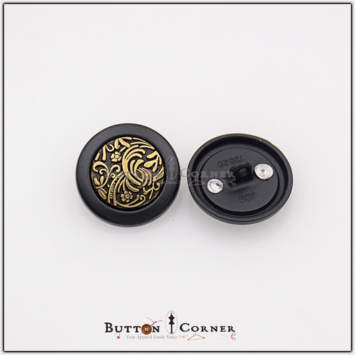 Classic Design Plain Rim Border Button