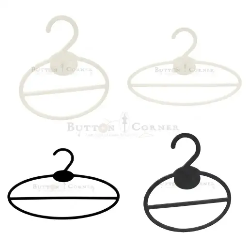 Anti-Deformed Oval Shape Plastic Scarf Hanger