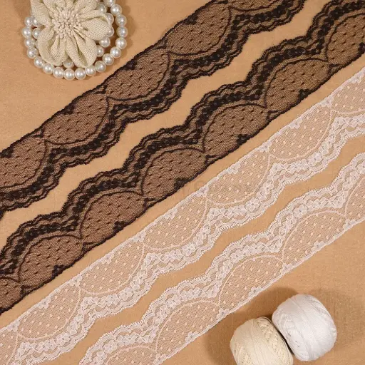 Geometric Arch Mesh Edging Embroidery Net Lace
