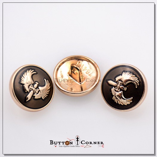 Sword Wings Round Suiting Button