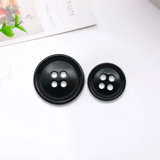 Rise Border Deep Concave Heat Resistant Suiting Button