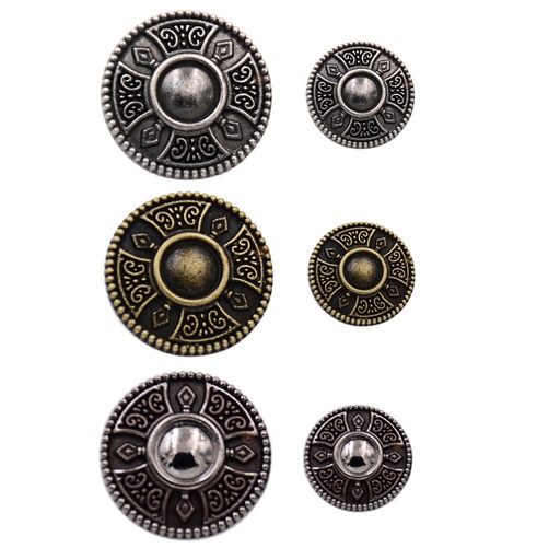 Center Plain Design Suiting Button