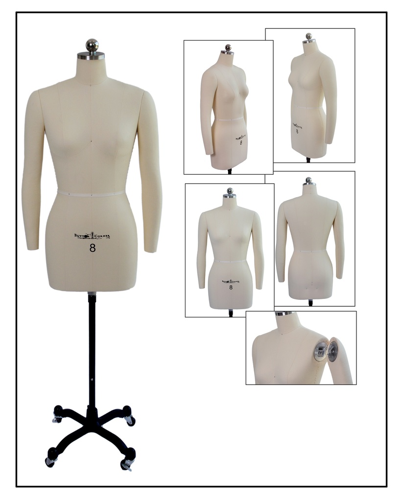 Semi Pin-able Dress Form Female Mannequins