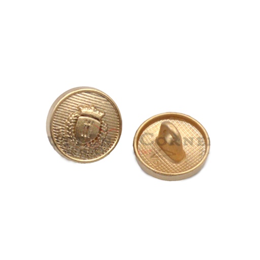 Protective Shield Metal Shirt Button
