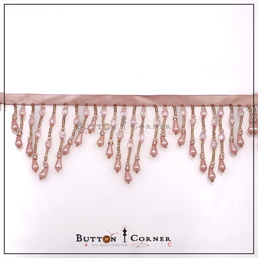 Fancy Glass Beads Hanging Lace
