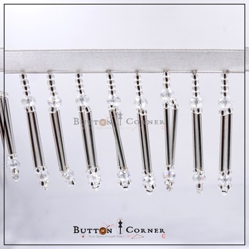 Fancy Glass Beads Hanging Lace