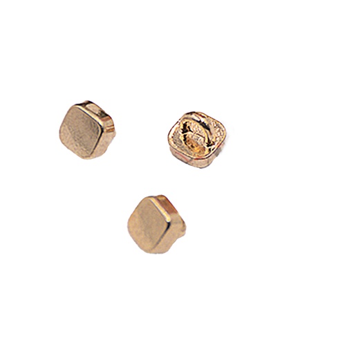 [MBA1671 GOLD] Border Line Plain Metal Suiting Button