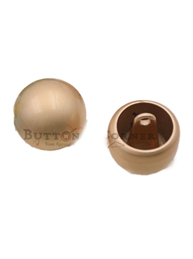 [MBSA1026 MATT GOLD] Ball Shape Metal Suiting Button