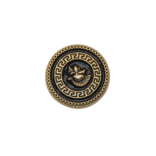 [MBSG-61 GOLD BLACK] Versace Design Metal Suiting Button
