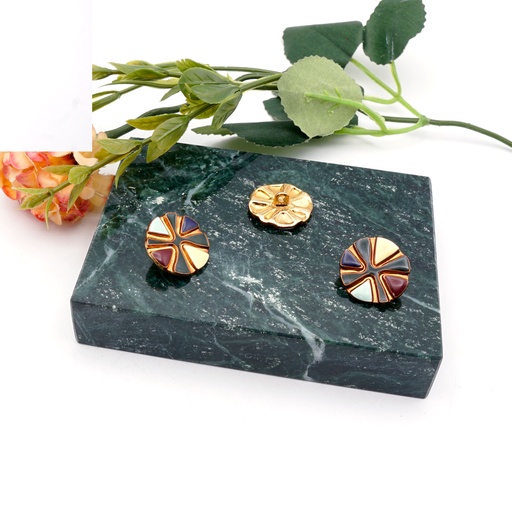 [MBSM2 MULTI] Gold Metal Enamel Buttons