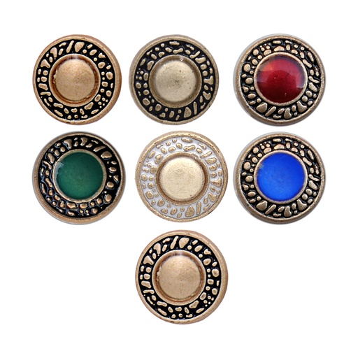 Matt Finish Engraved Design Shank Button.....