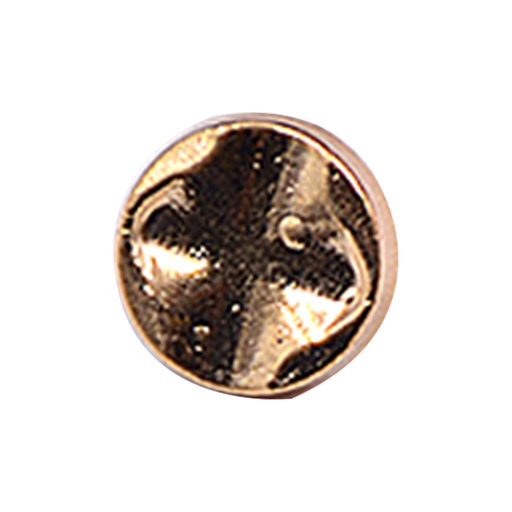 [MBT01-12-GOLD] Metal Shirt Button