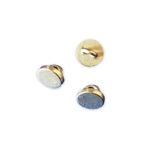 Flat Metal Shank Button