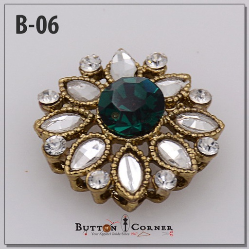 Fancy Kundan Button
