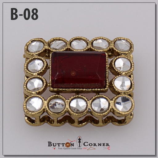 Fancy Kundan Button